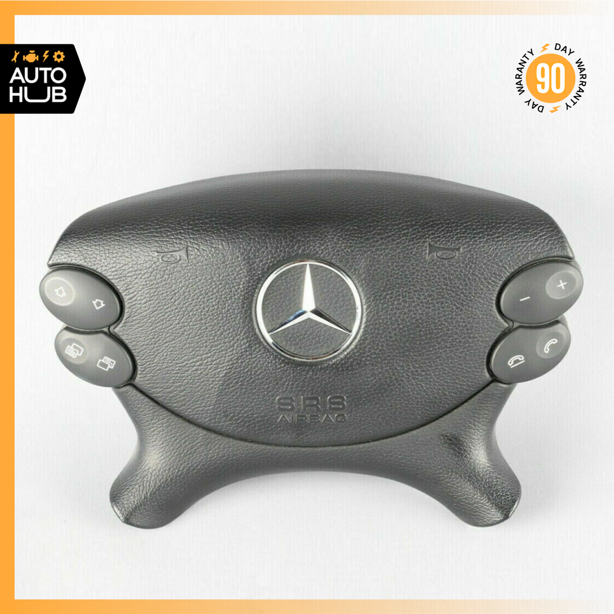 Mercedes W211 CLK500 E350 SL500 Steering Wheel Airbag Air Bag Black OEM - photo 1