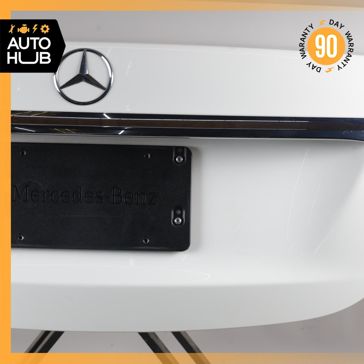 17-20 Mercedes W213 E300 E450 Trunk Lid Panel Assembly White OEM 52k - photo 4