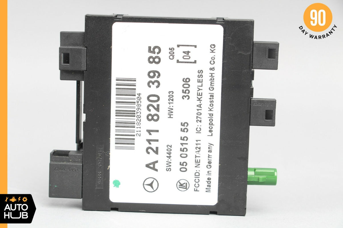 03-07 Mercedes W211 E320 E500 Keyless Go Entry Control Module 2118203985 OEM - photo 6