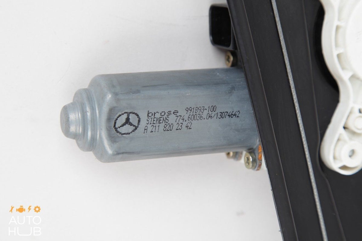 03-09 Mercedes W211 E500 E550 Rear Left Driver Side Window Regulator Motor OEM - photo 7