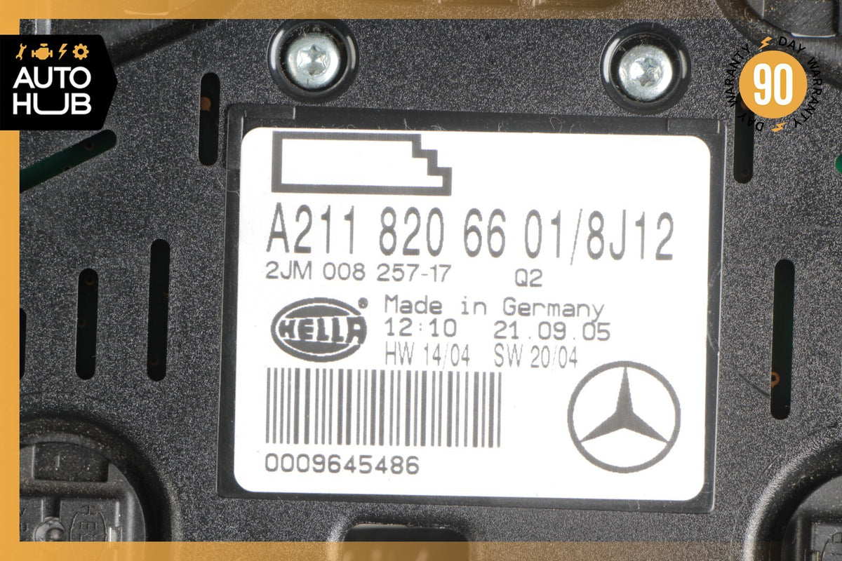 03-11 Mercedes W219 CLS55 AMG E350 Rear Overhead Dome Light Beige 2118206601 OEM - photo 10