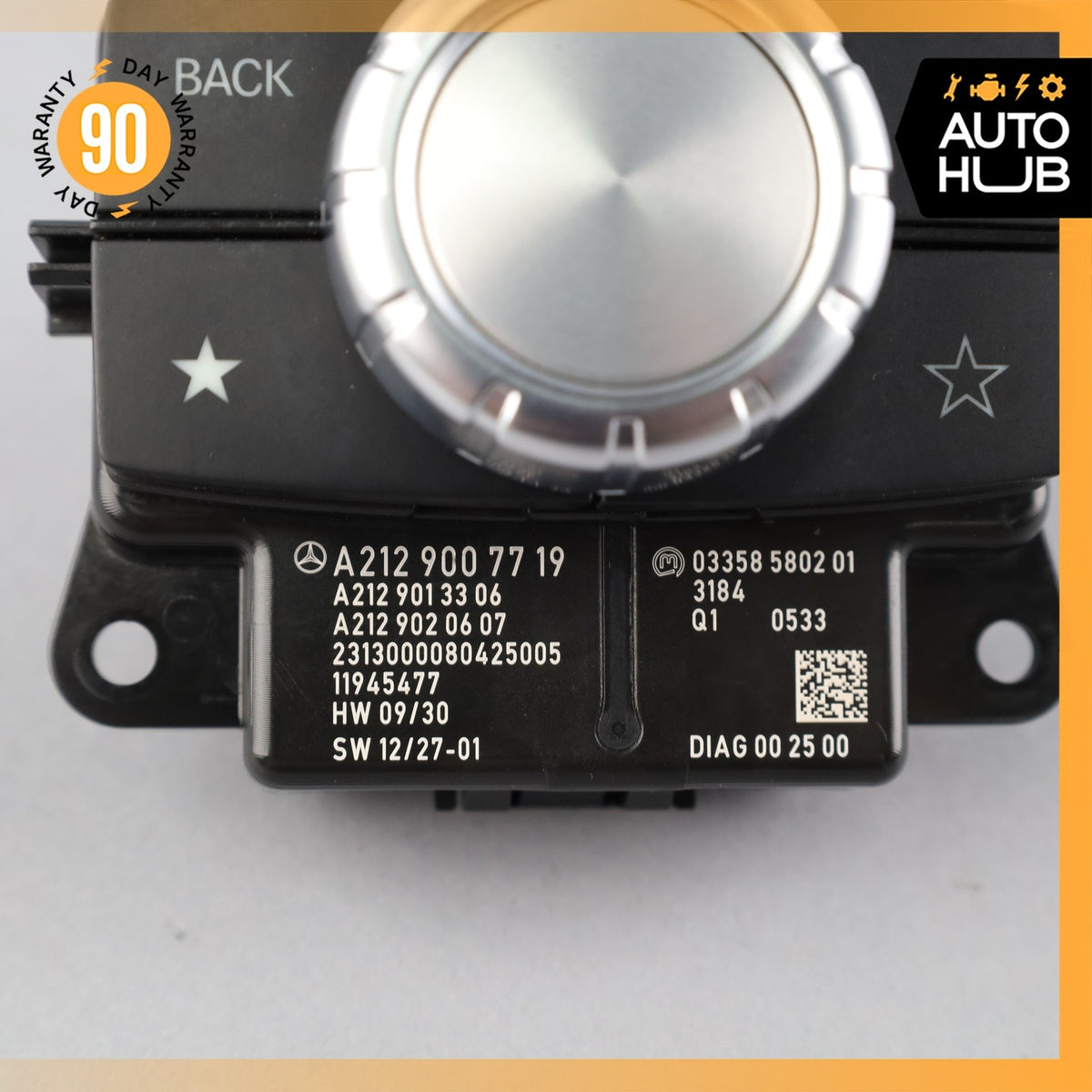 14-17 Mercedes W207 E350 E550 Console Head Unit Controller Knob Multi Switch OEM - photo 7