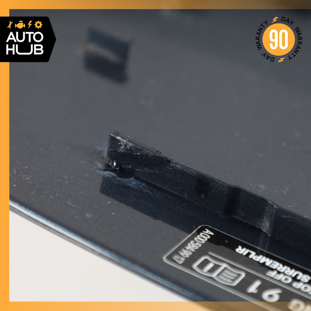 13-19 Mercedes X166 GL350 GL550 Fuel Gas Filler Lid Door Black OEM - photo 12