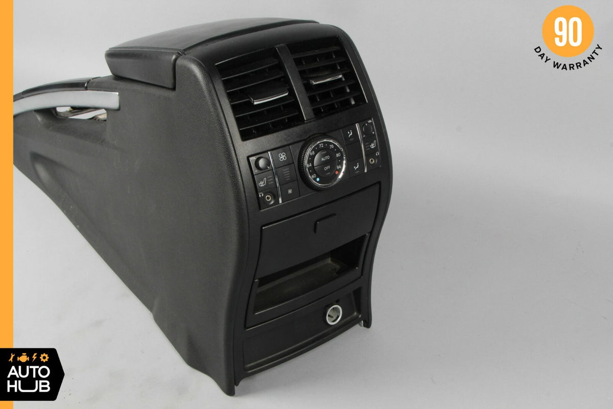 06-11 Mercedes W164 ML63 AMG Center Console Arm Rest w/ Rear Climate Control OEM - photo 10