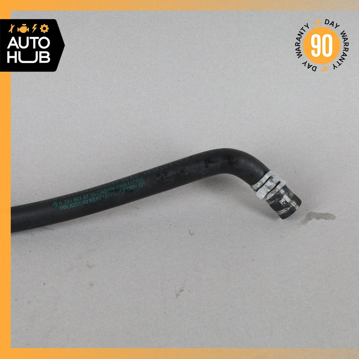 Mercedes W221 S600 Upper Radiator Cooling Hose Pipe 2215010725 OEM - photo 3