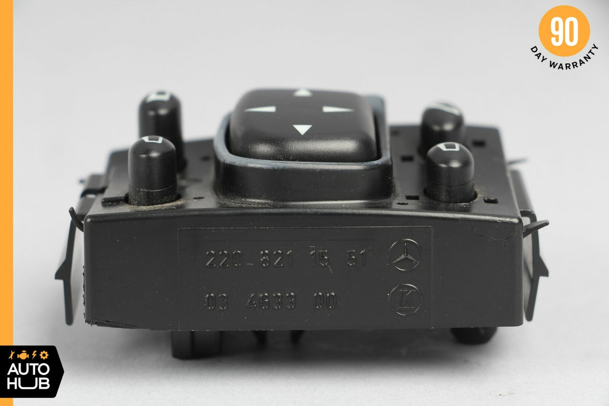 00-06 Mercede W220 S600 S500 AMG Side Rear View Mirror Adjust Switch Button OEM - photo 4