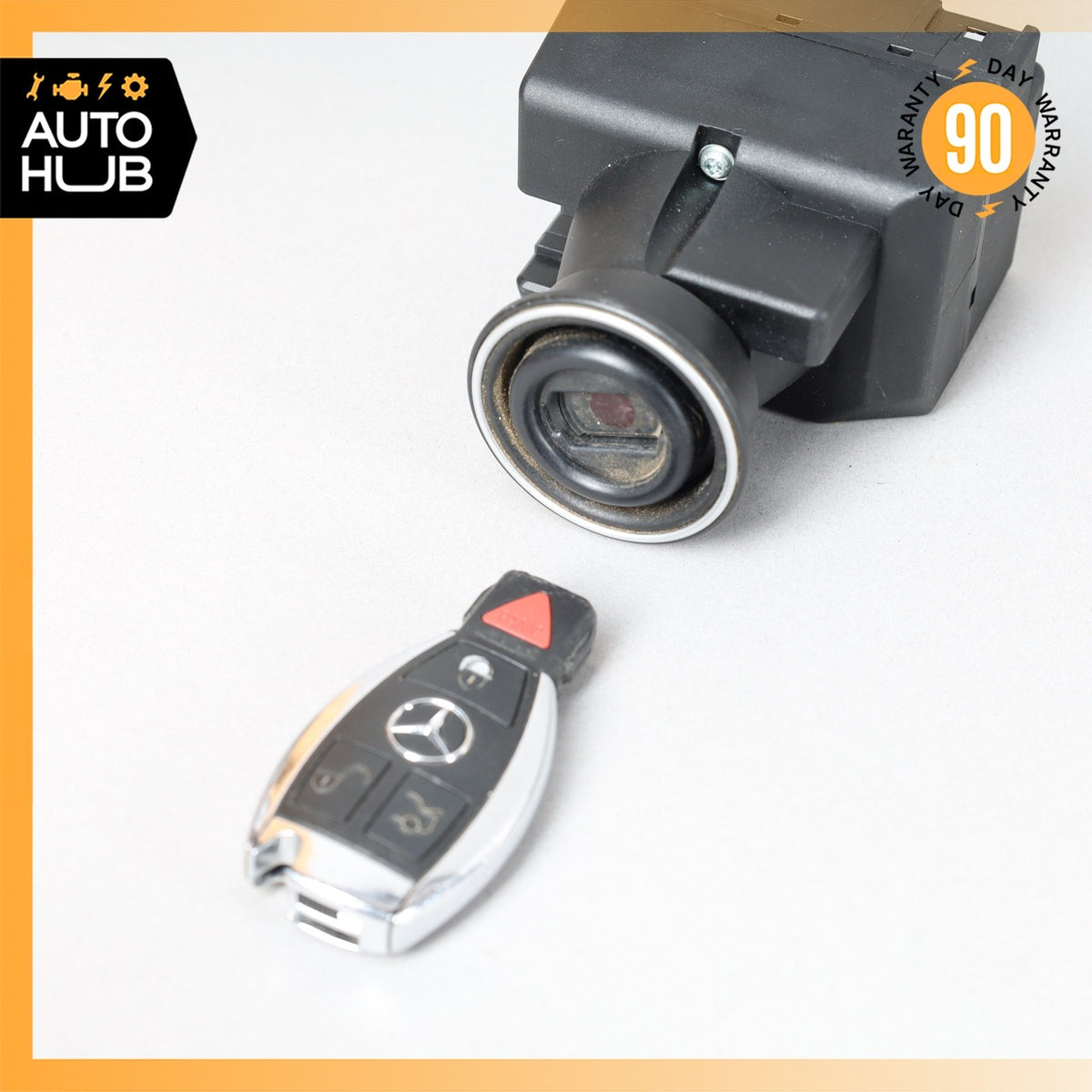 Mercedes R230 SL500 ECU Engine Computer EIS Ignition Switch Key Shifter Set OEM - photo 9