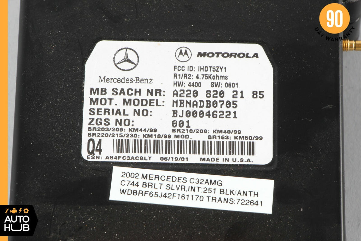 00-06 Mercedes W220 SL500 CL500 CLK500 Voice Command Control Module OEM - photo 6