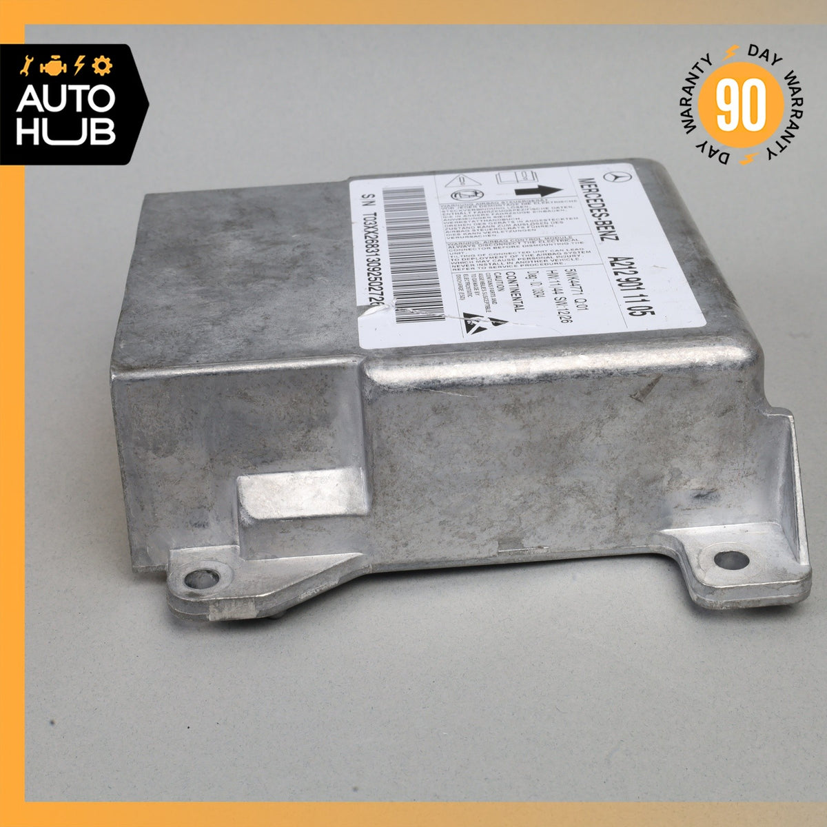 14-16 Mercedes W212 E250 Airbag Air Bag Sensor SRS Control Module OEM - photo 4