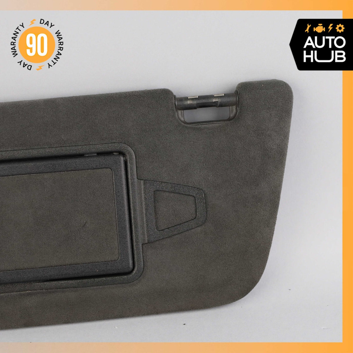 Mercedes W216 CL550 S600 Left Side Sun Visor Shade Sunvisor Black Suede OEM - photo 6