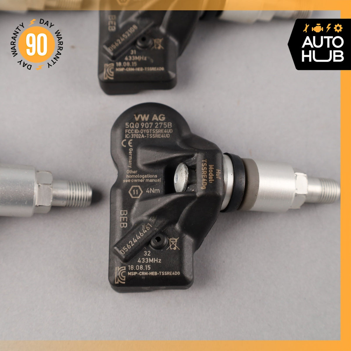Porsche Macan 95B Cayenne 958 TPMS Tire Pressure Sensor Set of 4 OEM - photo 13