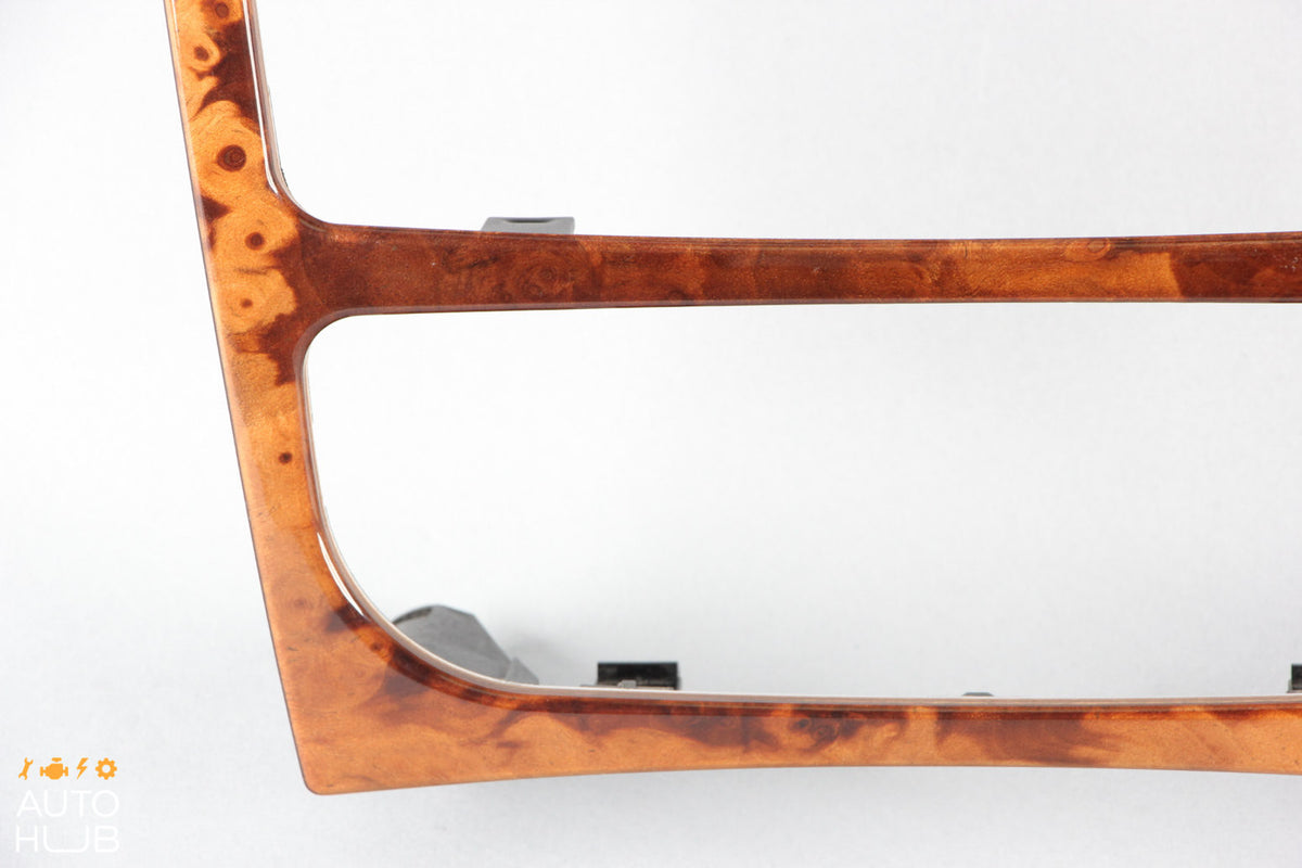 03-04 Mercedes W209 CLK320 CLK500 Center Console Trim Bezel Wood OEM - photo 6