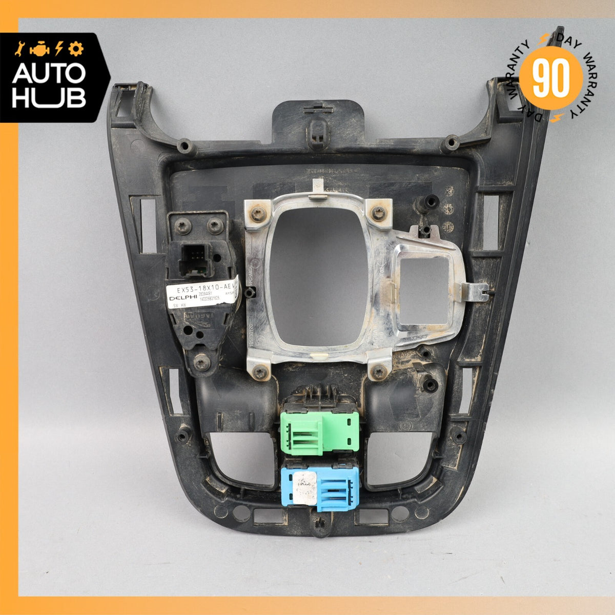 14-24 Jaguar X152 F-Type Center Console Gear Shifter Bezel Piano Black OEM - photo 10