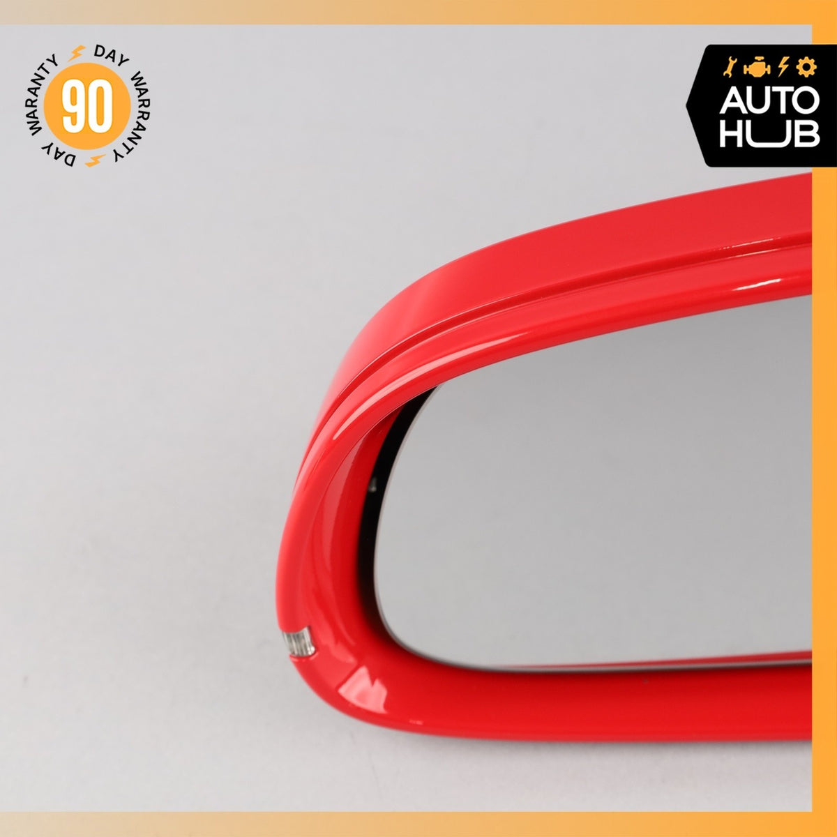 10-12 Audi B8 A5 S5 Left Driver Side Rear View Door Mirror Red OEM - photo 3