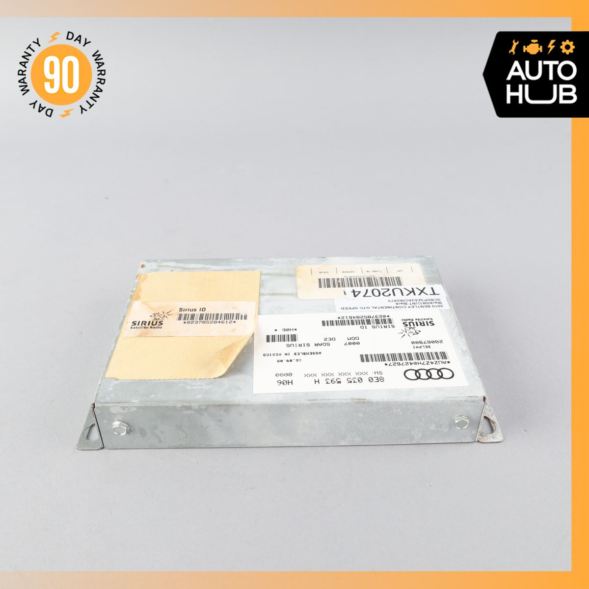 2010 Bentley Continental GTC Speed Satellite Radio Control Module Unit OEM 83k - photo 4