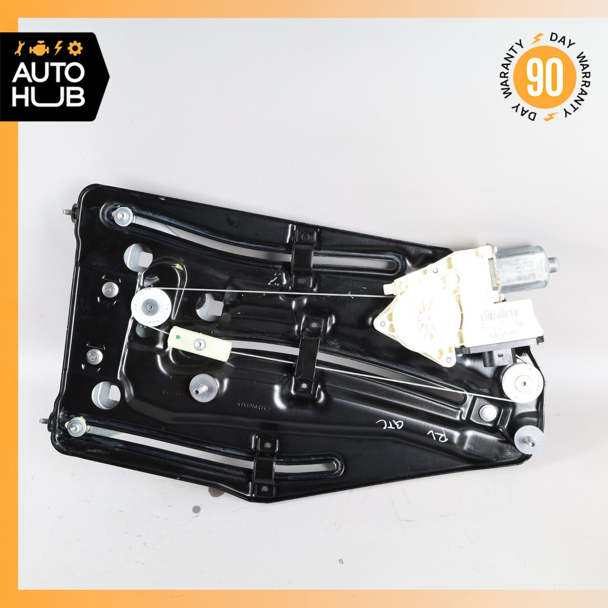 12-18 Bentley Continental GTC Rear Left Quarter Window Regulator w/Motor OEM - photo 2