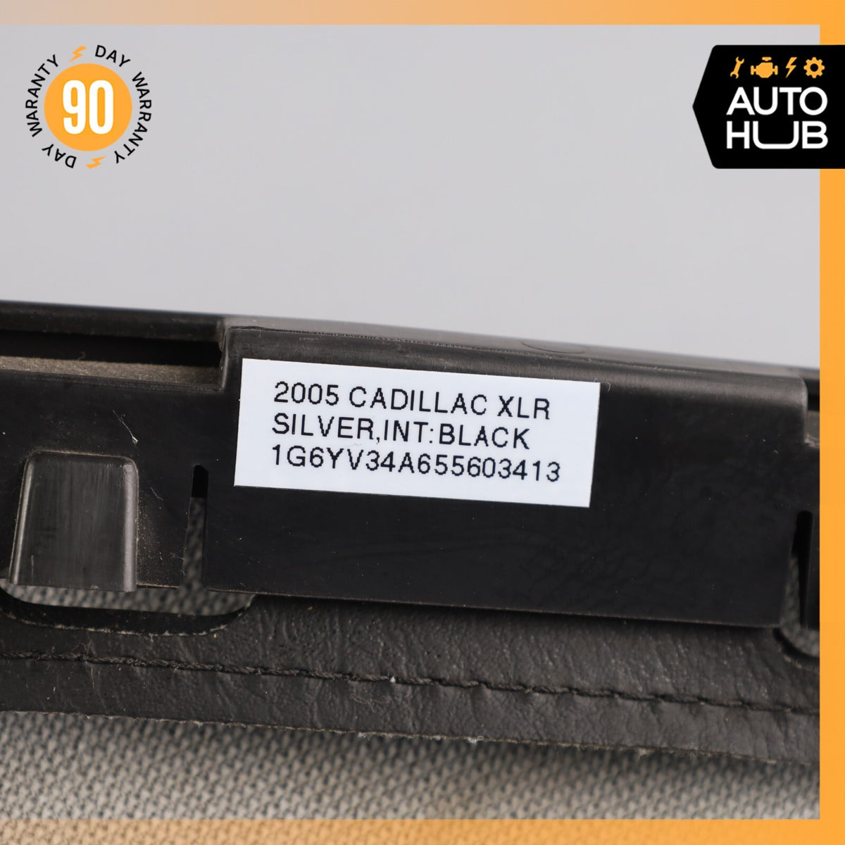 04-09 Cadillac XLR Right Passenger Side Quarter Glass Flap Black OEM - photo 9