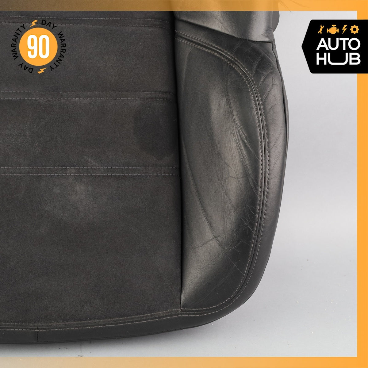 15-18 Porsche Macan 95B GTS Front Left Driver Seat Lower Cushion Suede OEM 46k - photo 5