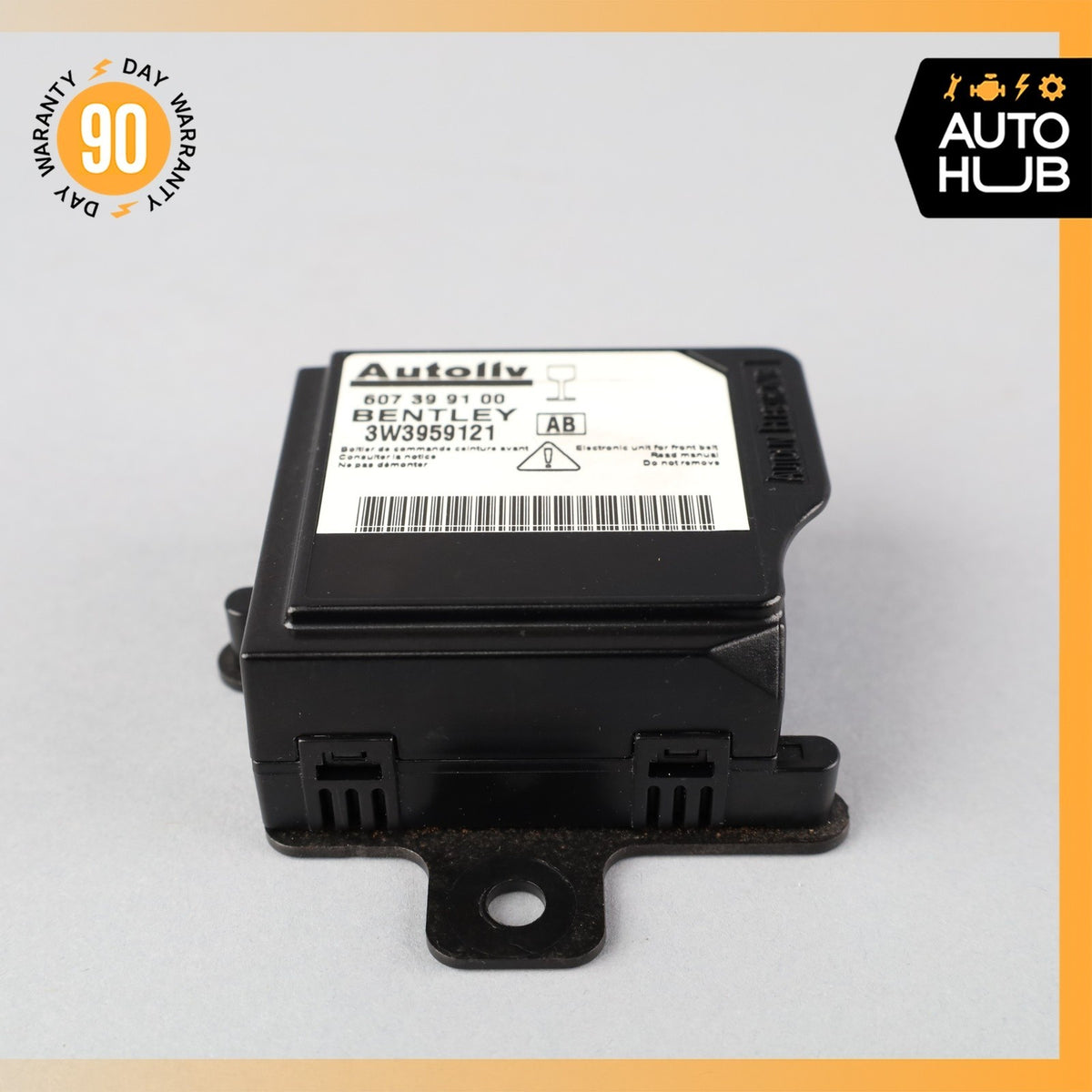 03-10 Bentley Continental GTC GT Safety Bag Sensor SRS Control Module OEM 43k - photo 5