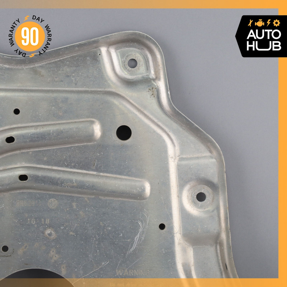 14-18 BMW F15 X5 Engine Shield Reinforcement Skid Plate 6853814 OEM - photo 3