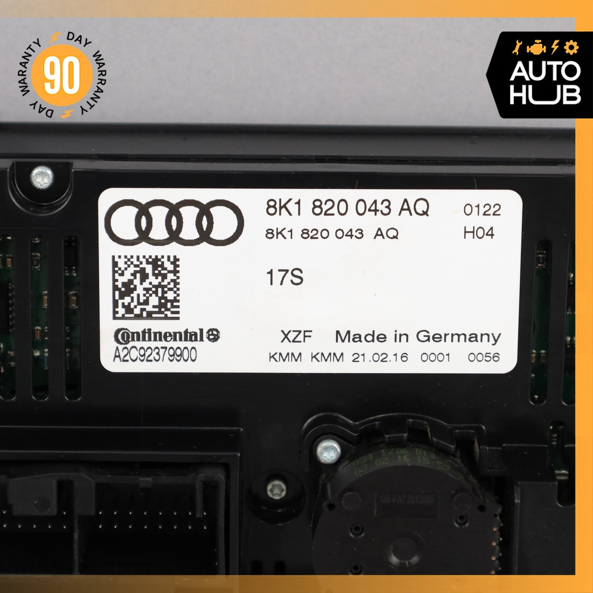 Audi B8 S5 8R Q5 SQ5 Dash A/C AC Climate Control Panel Switch 8K1820043AQ OEM - photo 19