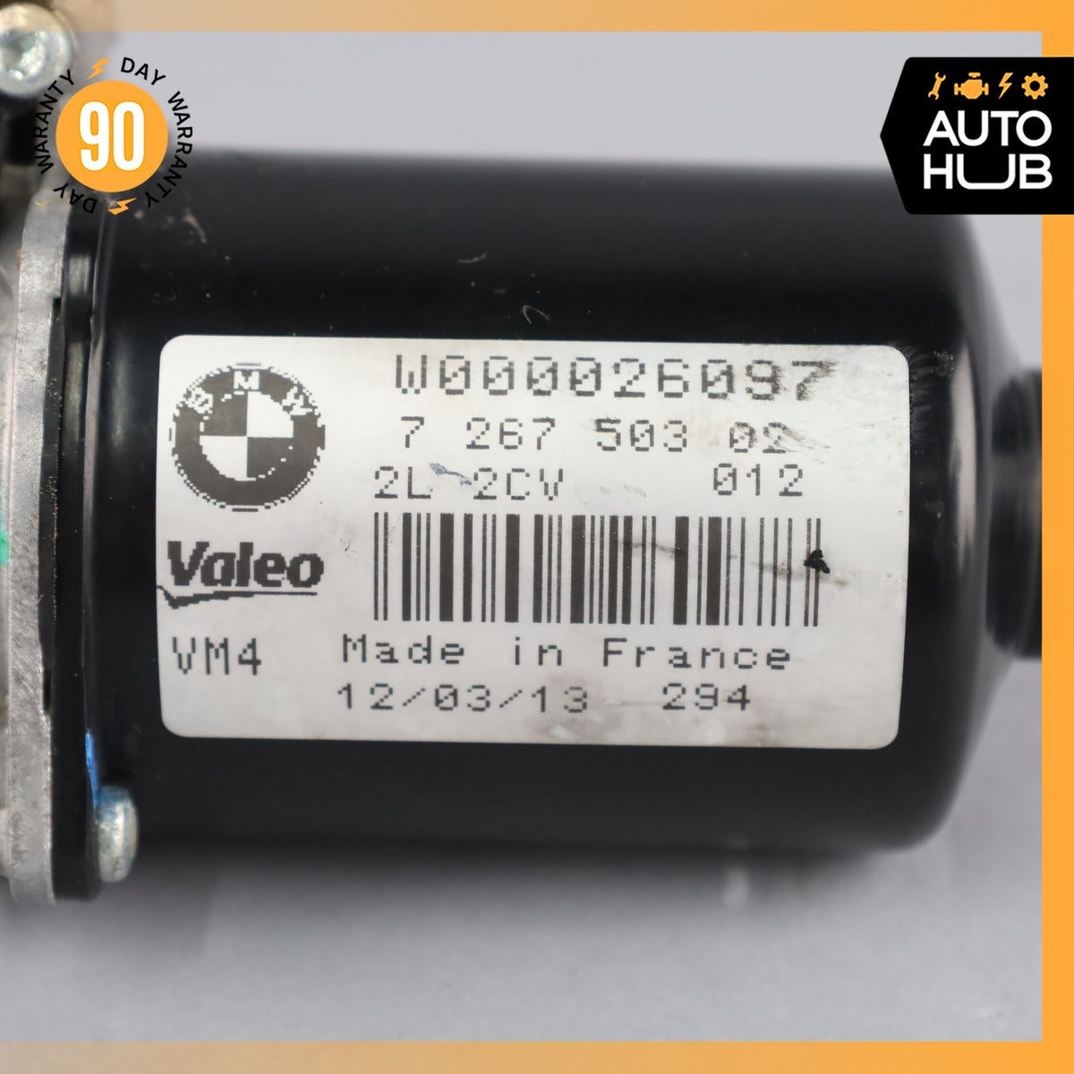 12-18 BMW F30 320i 328i 335i M3 Windshield Washer Wiper Motor OEM - photo 4