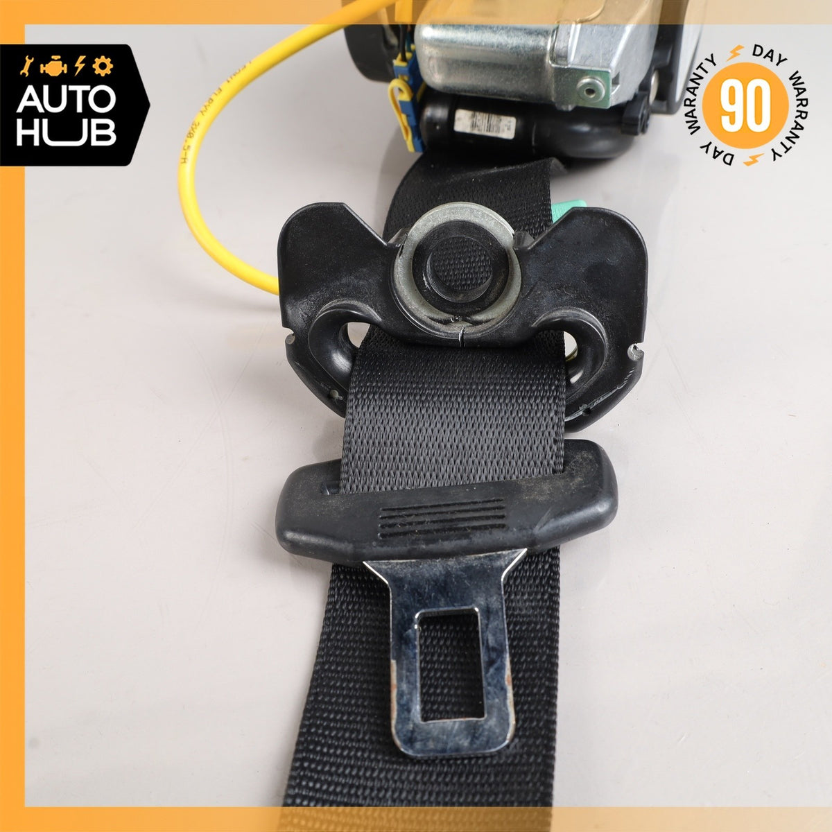 Porsche Cayenne 955 Front Left Driver Side Seat Belt Black OEM - photo 5