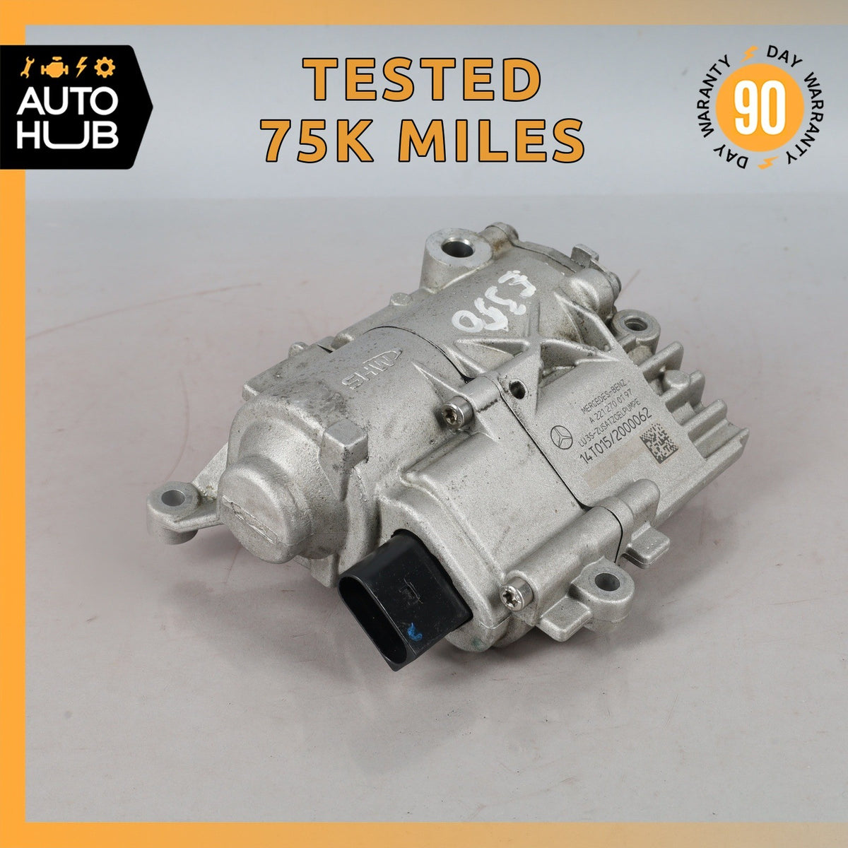 Mercedes W212 E350 S400 SLK350 SL400 Transmission Auxiliary AUX Oil Pump OEM - photo 1