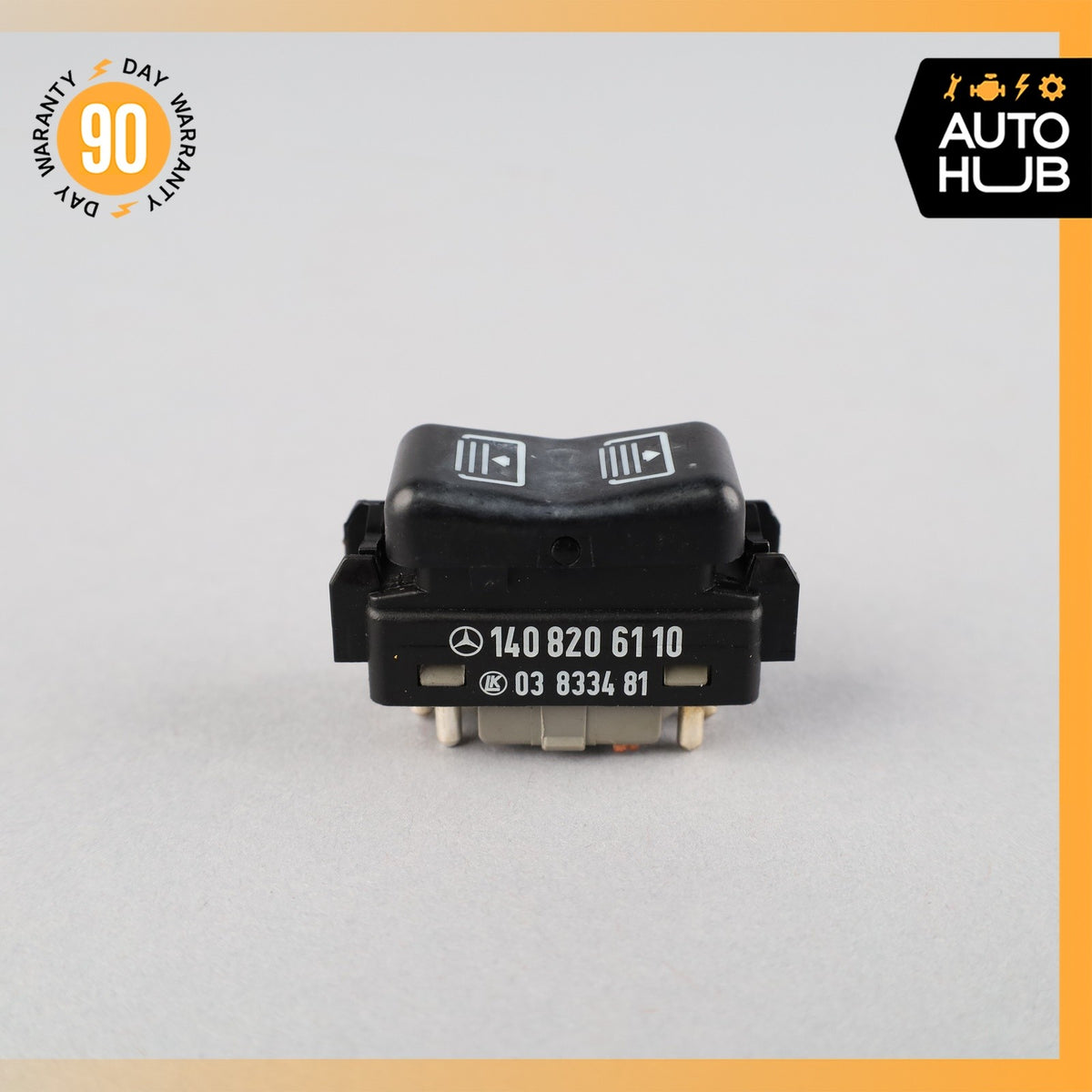 92-99 Mercedes W140 CL600 S500 S600 Rear Window Roller Blind Switch OEM 63k - photo 2