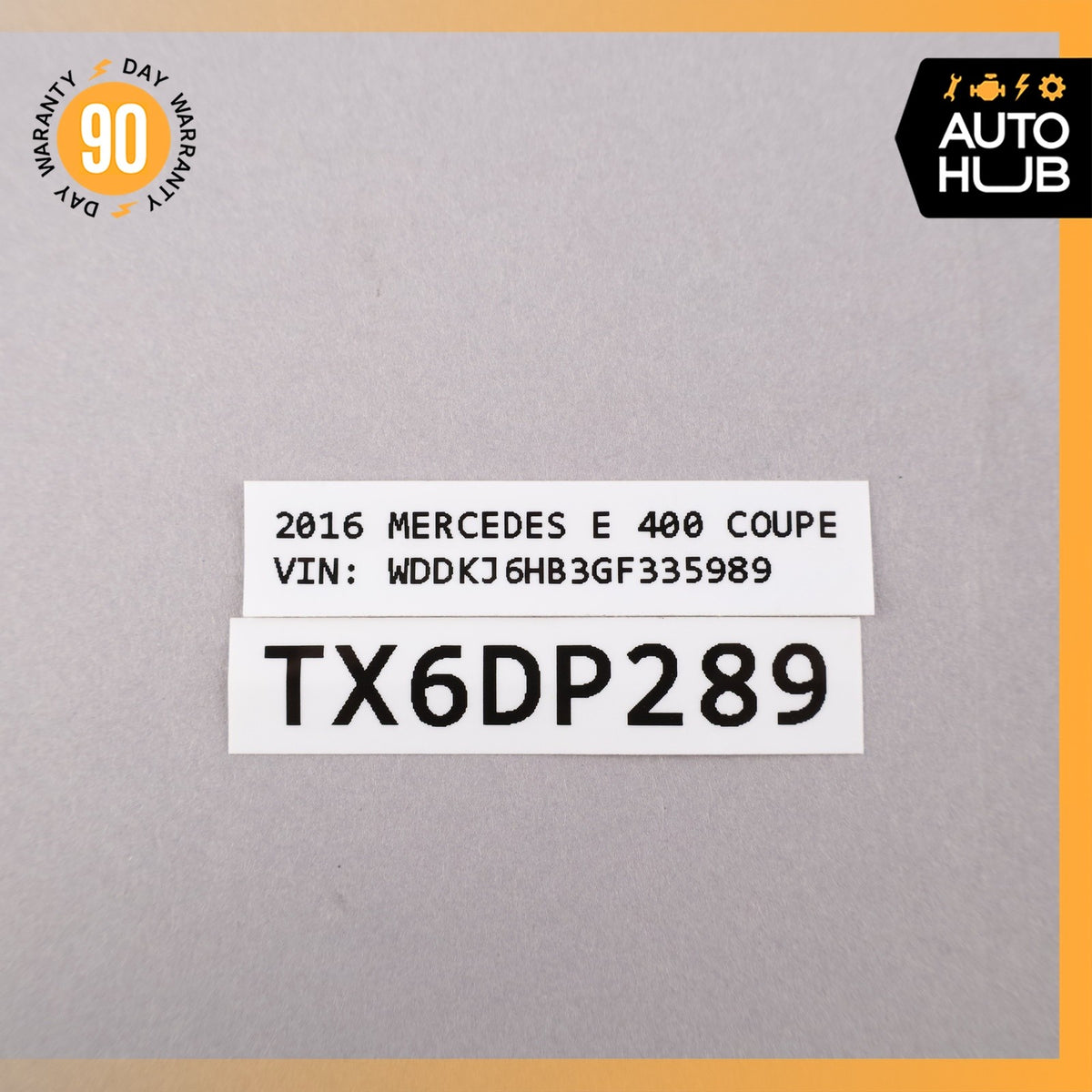 14-20 Mercedes W207 E400 CLS550 E550 Active Lane Assist Front Camera OEM 79k - photo 9