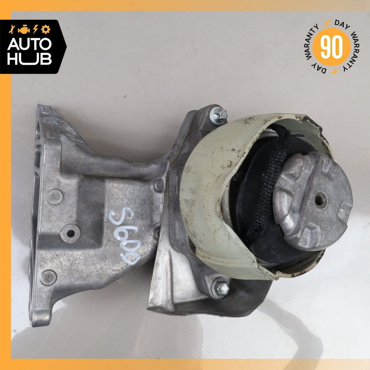 03-14 Mercedes W221 S600 CL600 Engine Motor Left Driver Side Mount Bracket OEM - photo 2