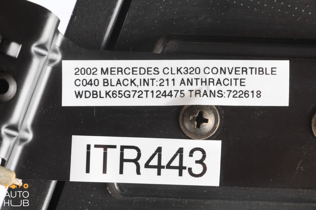98-03 Mercedes W208 CLK320 CLK55 Trunk Flap Convertible Top Right Side OEM - photo 9