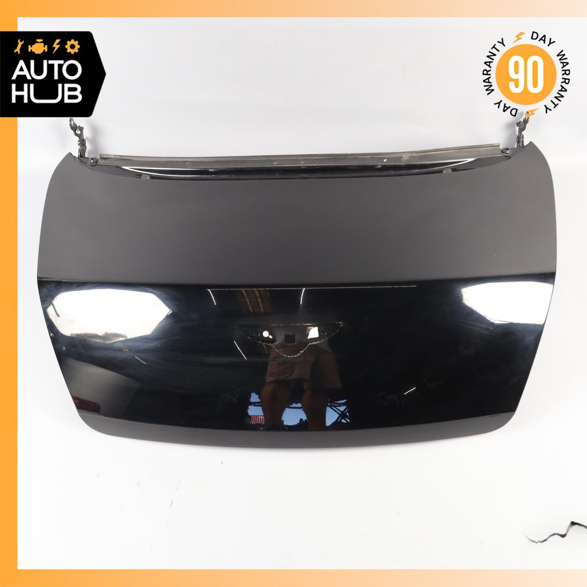 03-10 Bentley Continental GT Coupe Trunk Lid Panel Assembly Black OEM 31k - photo 2