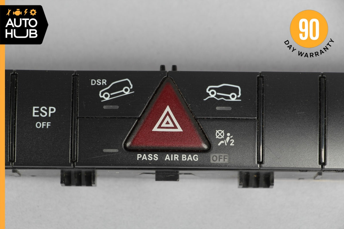 06-12 Mercedes W164 ML320 GL450 Dash Hazard Heated Seats ESP Control Panel OEM - photo 3