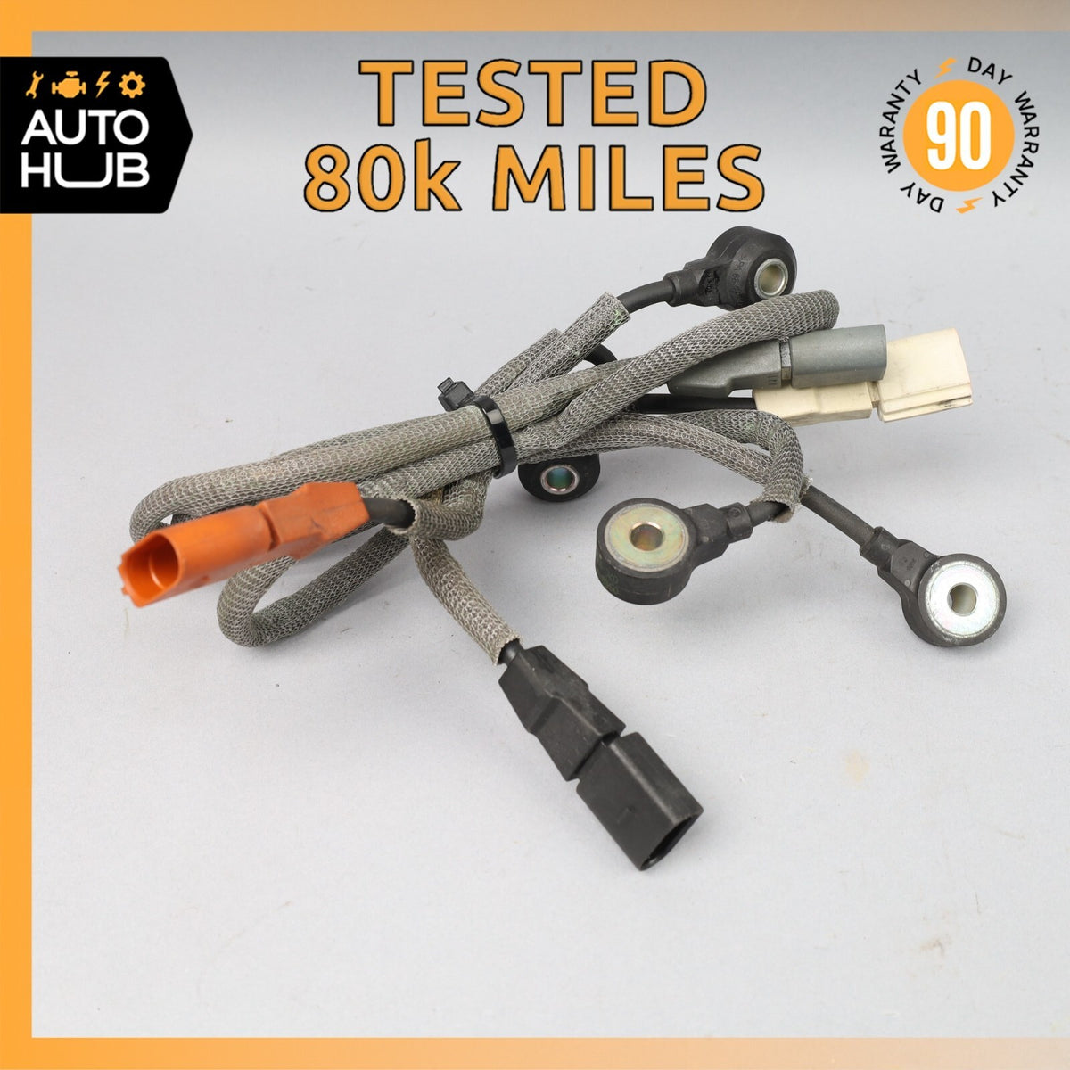 03-13 Bentley Continental Flying Spur 6.0L W12 Engine Knock Sensor Set OEM 80k - photo 1