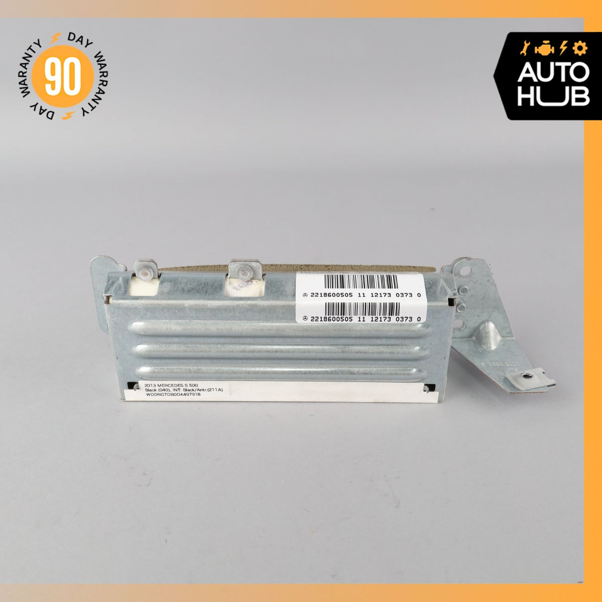 07-14 Mercedes W221 S550 CL550 CL600 Quarter Airbag Air Bag Rear Left Side OEM - photo 1