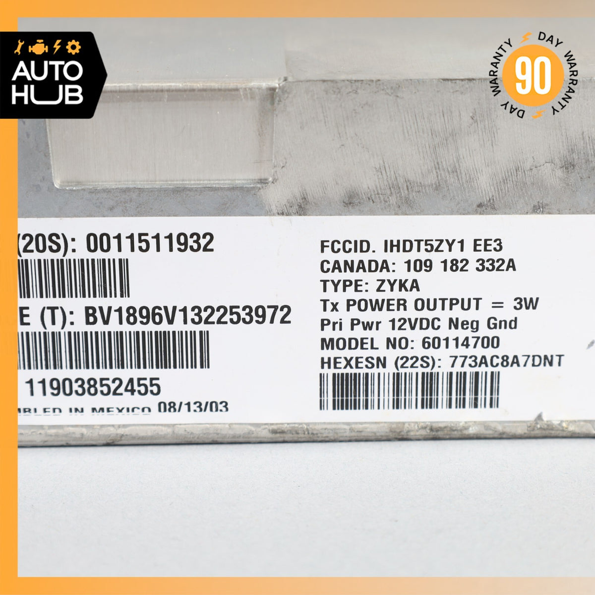 04-06 Cadillac XLR Communication Interface Module 10311896 OEM - photo 9