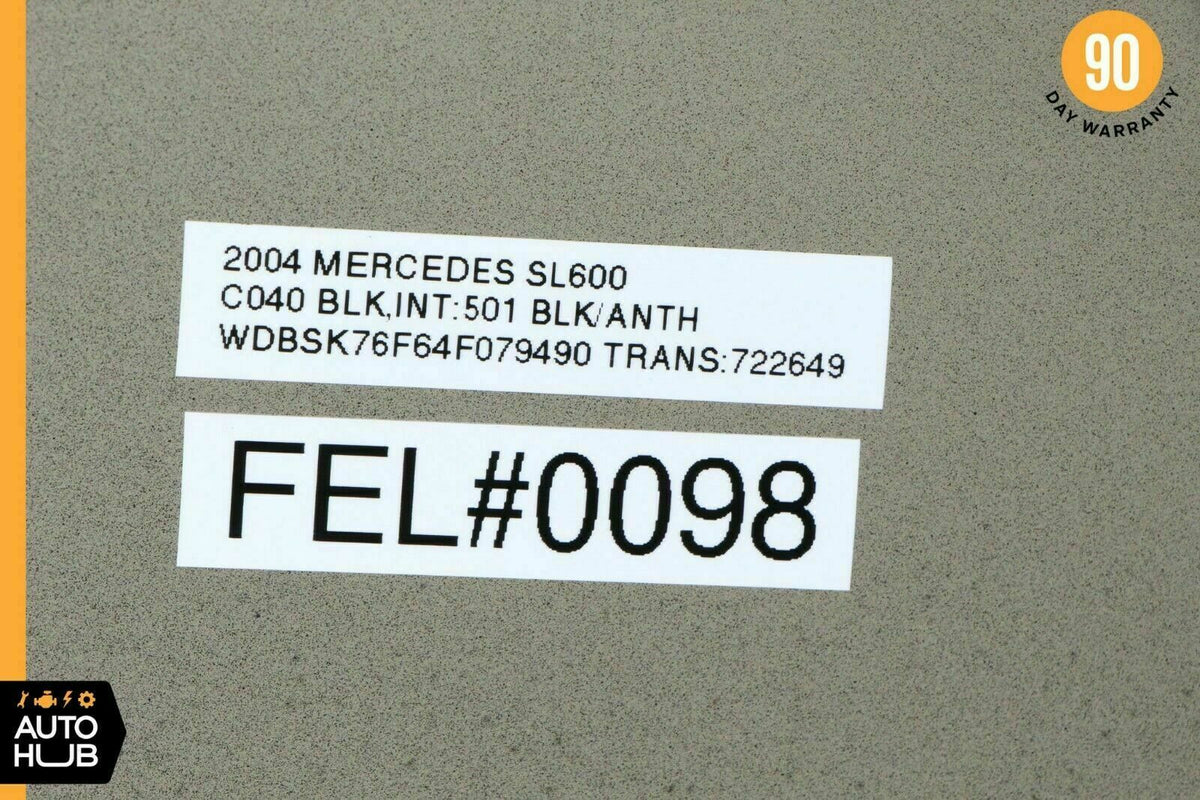 03-08 Mercedes R230 SL600 SL550 SL55 AMG Fender Front Left Driver Side Black OEM - photo 12