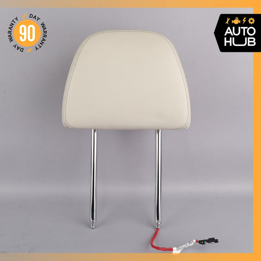BMW G12 750Li Front Left or Right Seat Headrest Head Rest Nappa White OEM - photo 1