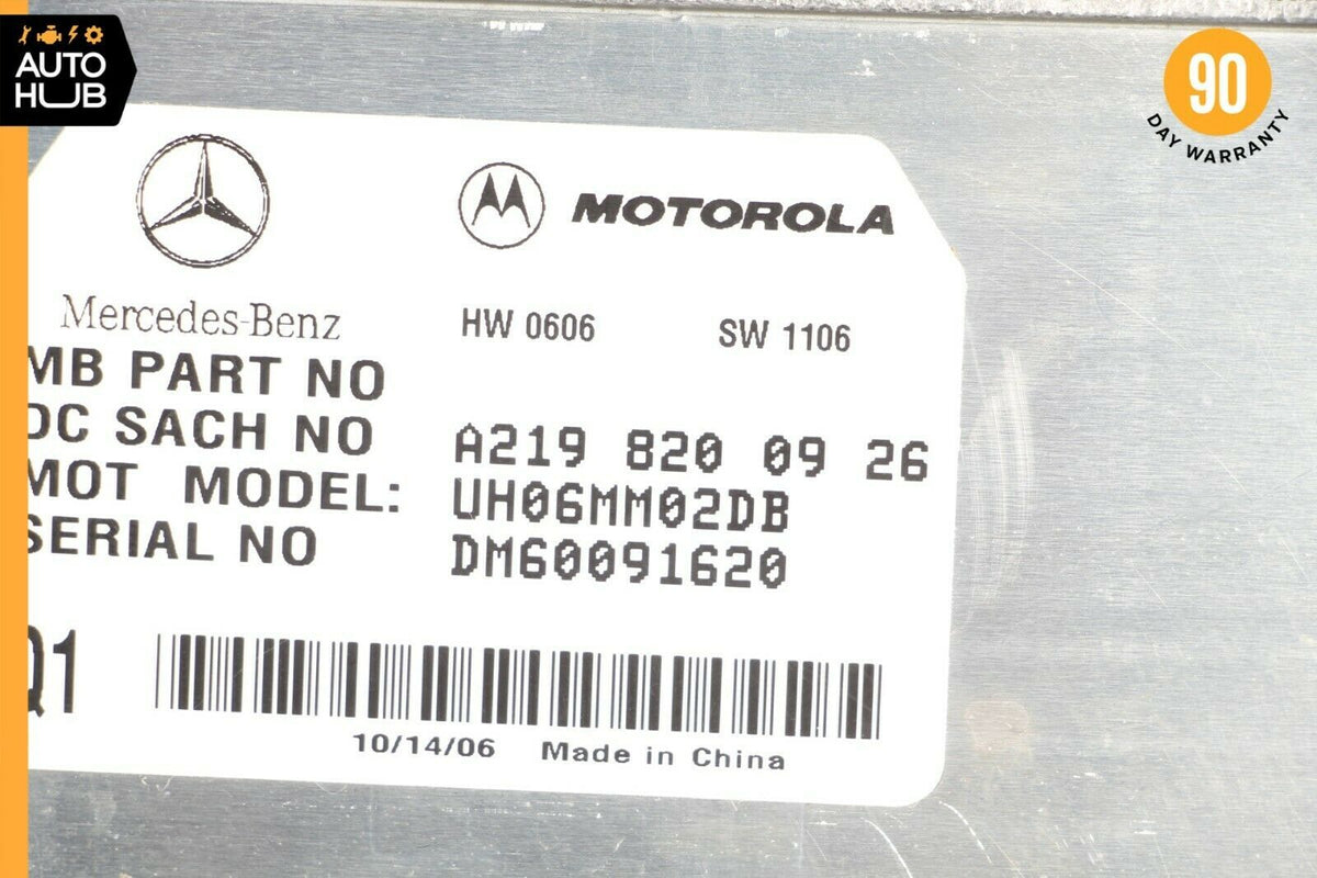 06-12 Mercedes W211 E350 SL550 Communication Control Module 2198200926 OEM - photo 7