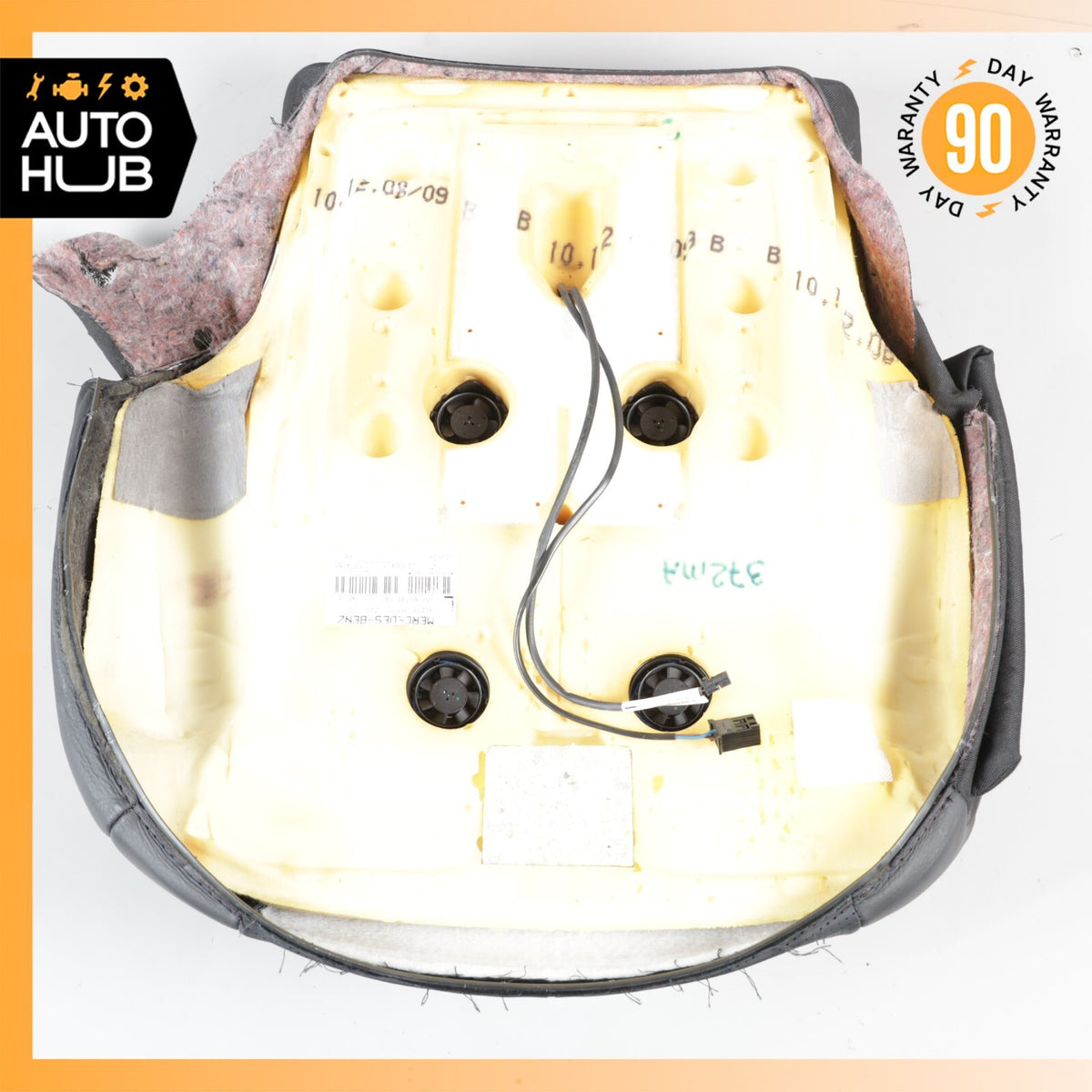 08-13 Mercedes W221 S63 AMG Front Left Driver Side Seat Cushion Lower Bottom OEM - photo 14