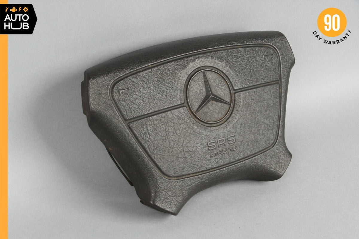 90-95 Mercedes R129 SL600 300SL Driver Steering Wheel Airbag Air Bag Black OEM - photo 1