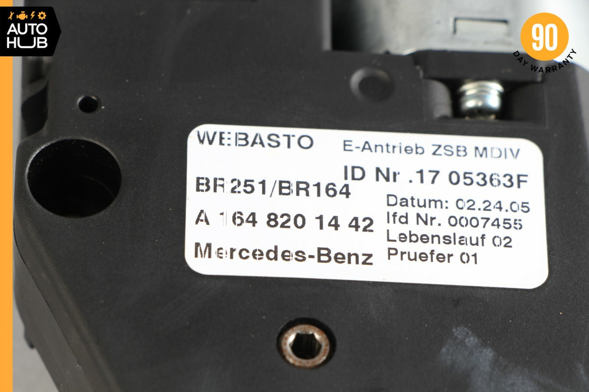 06-13 Mercedes W164 ML500 GL450 Panoramic Sunroof Sun Roof Motor 1648201442 OEM - photo 9