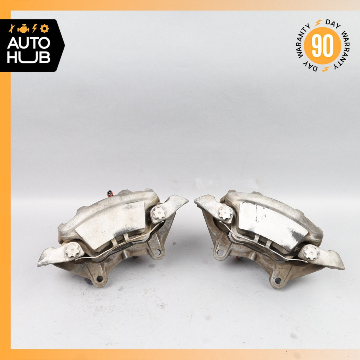 10-20 Mercedes W207 E550 SLK350 RWD Front Brake Calipers Left and Right Set OEM - photo 2