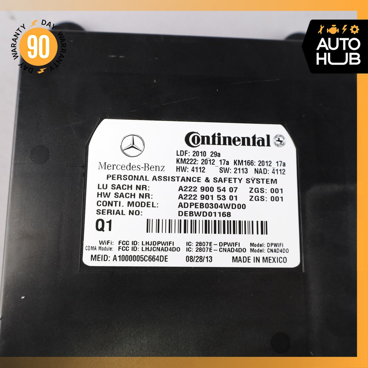 14-17 Mercedes W222 S550 E400 CLS550 Tele Aid Control Module 2229006501 OEM - photo 8