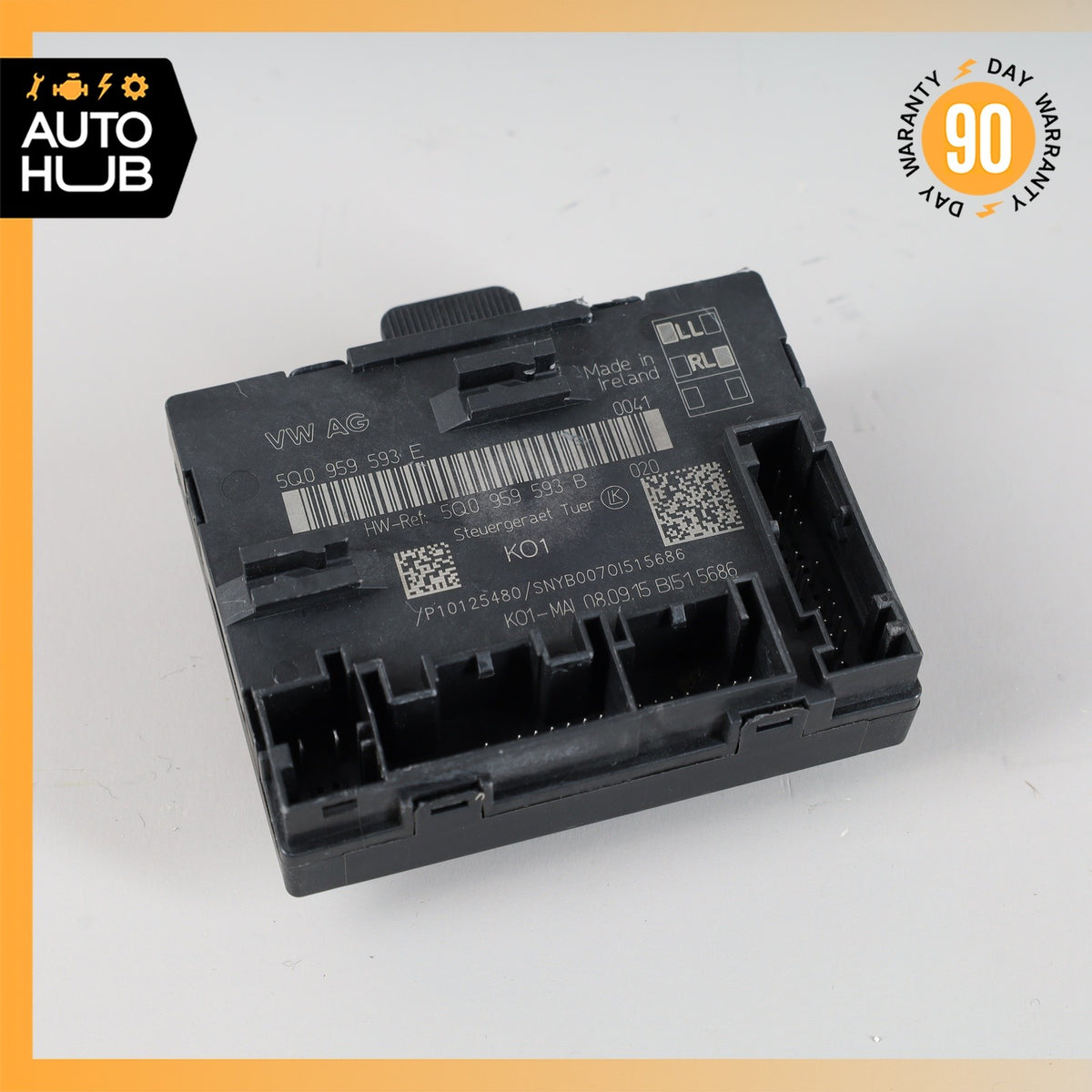 16-18 Audi 8V A3 E-Tron Front Left Side Door Control Module OEM 78k - photo 2