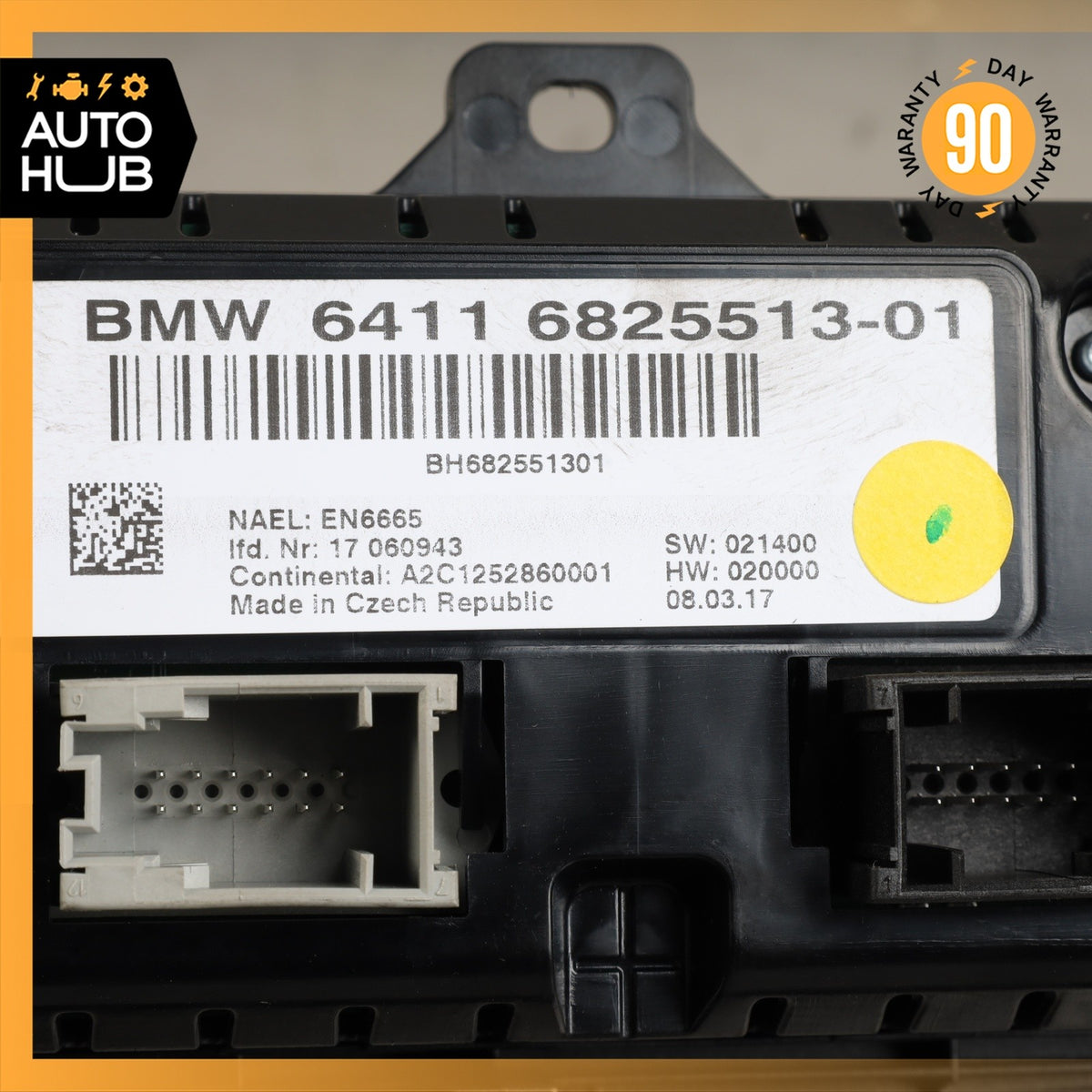 15-18 BMW F25 X3 X4 Climate A/C AC Control Panel Switch 64116825513 OEM - photo 11