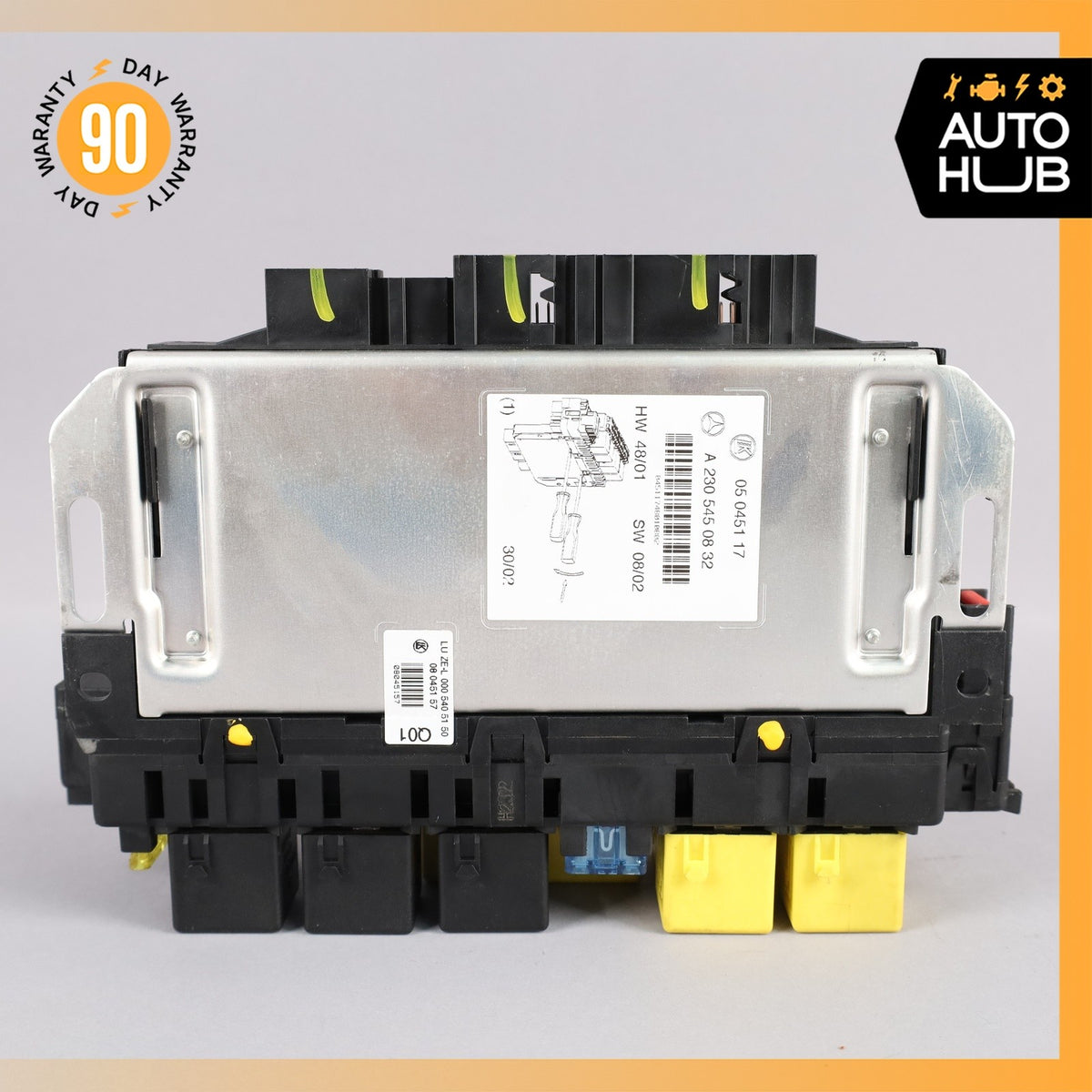 03-12 Mercedes R230 SL500 SL55 AMG Front Left SAM Fuse Box Control Module OEM - photo 10