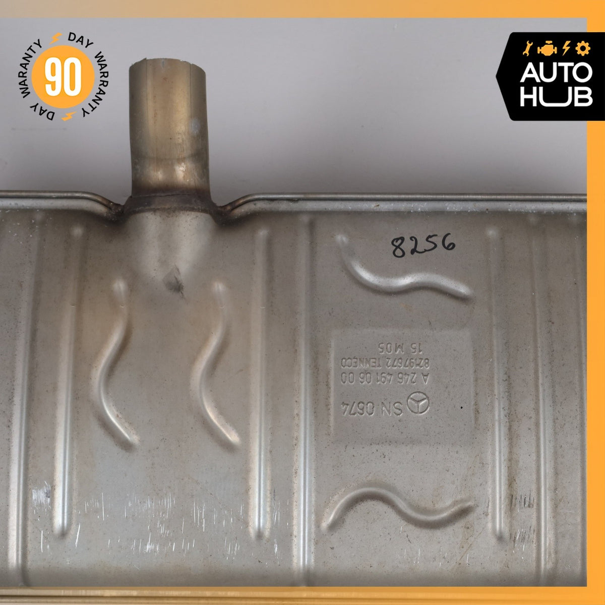 15-20 Mercedes X156 GLA250 FWD Dual Exhaust Muffler Assembly 2464910600 OEM 71k - photo 4