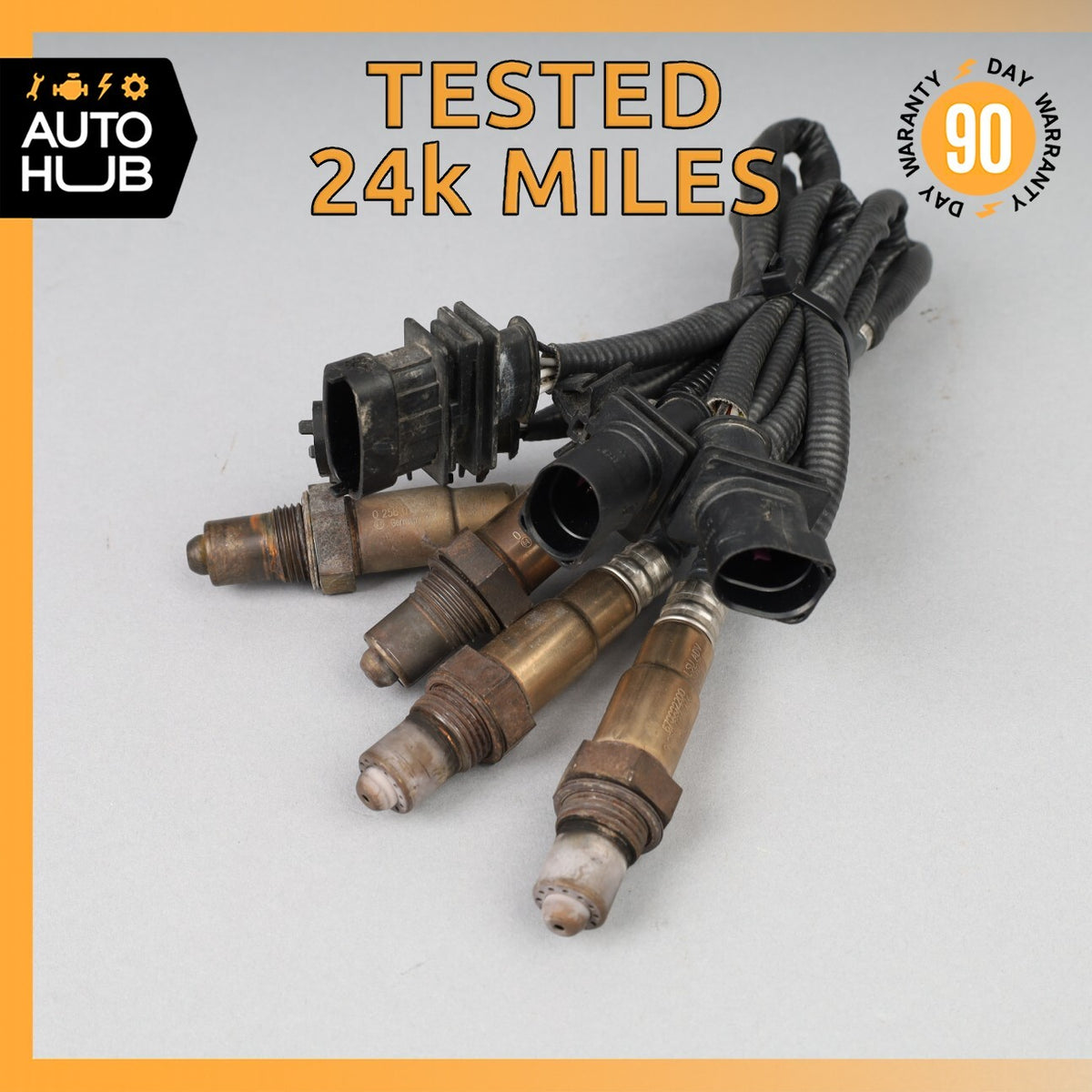 Maserati Quattroporte M156 GTS Front & Rear Oxygen O2 Sensor Lambda Set OEM 24k - photo 1